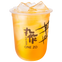Mango Green Tea with Triple Boba